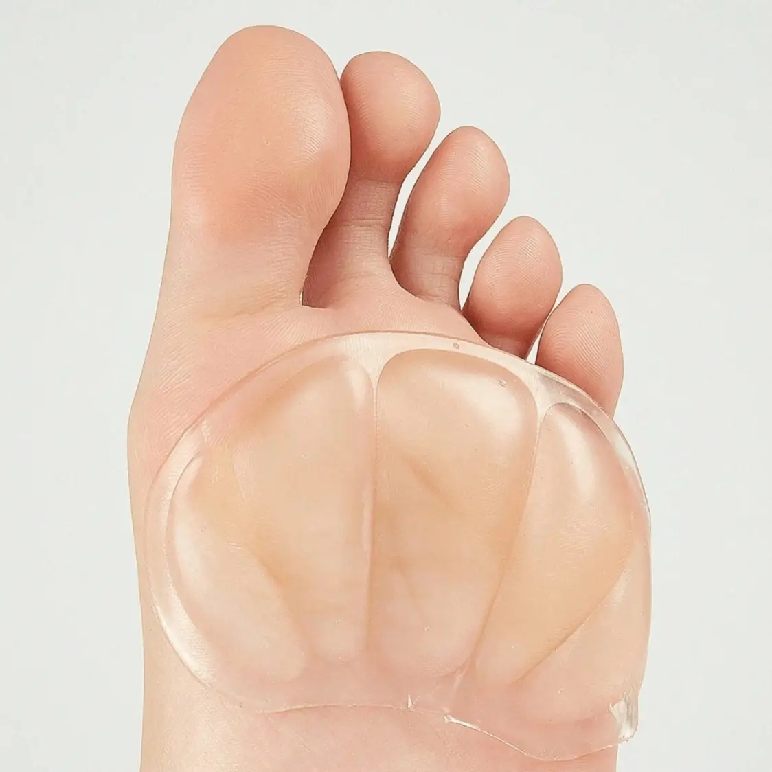 Front foot pad, 2 pieces of fan-shaped shock-absorbing anti-slip self-adhesive heel protection tool, foot rubbing patch, heel anti-friction patch, thickened half-size pad, shoe size adjustment, leather shoes, high heels, anti-friction heel patch