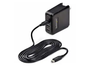 StarTech 140W USB-C Wall Charger - USB-IF Certified - PD 3.1 Portable GaN Charging Power Adapter - 6ft/1.8m USB-C to USB-C Cable   1014GCN-WALL-CHARGER