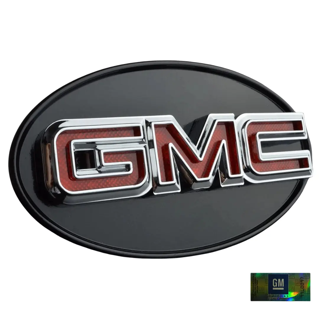LED Lighted GMC Hitch Receiver Cover Chrome – Official Licensed GMC Hitch Plug Brake & Running Lights