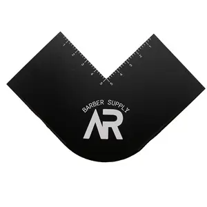 Barber Supply AR Enhancement Card With Measurements Durable Cardstock for Precision Hairline & Beard Lineups Reusable Portable Tool Hairdressing Set Haircare