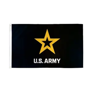 U.S Army (Black) Flag 2x3ft Poly