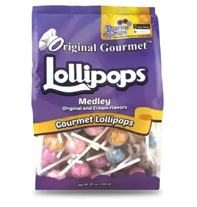 Original Gourmet Lollipops, Medley of Mini Lollipops, 100 Count (Pack of 1) (Packaging may vary)