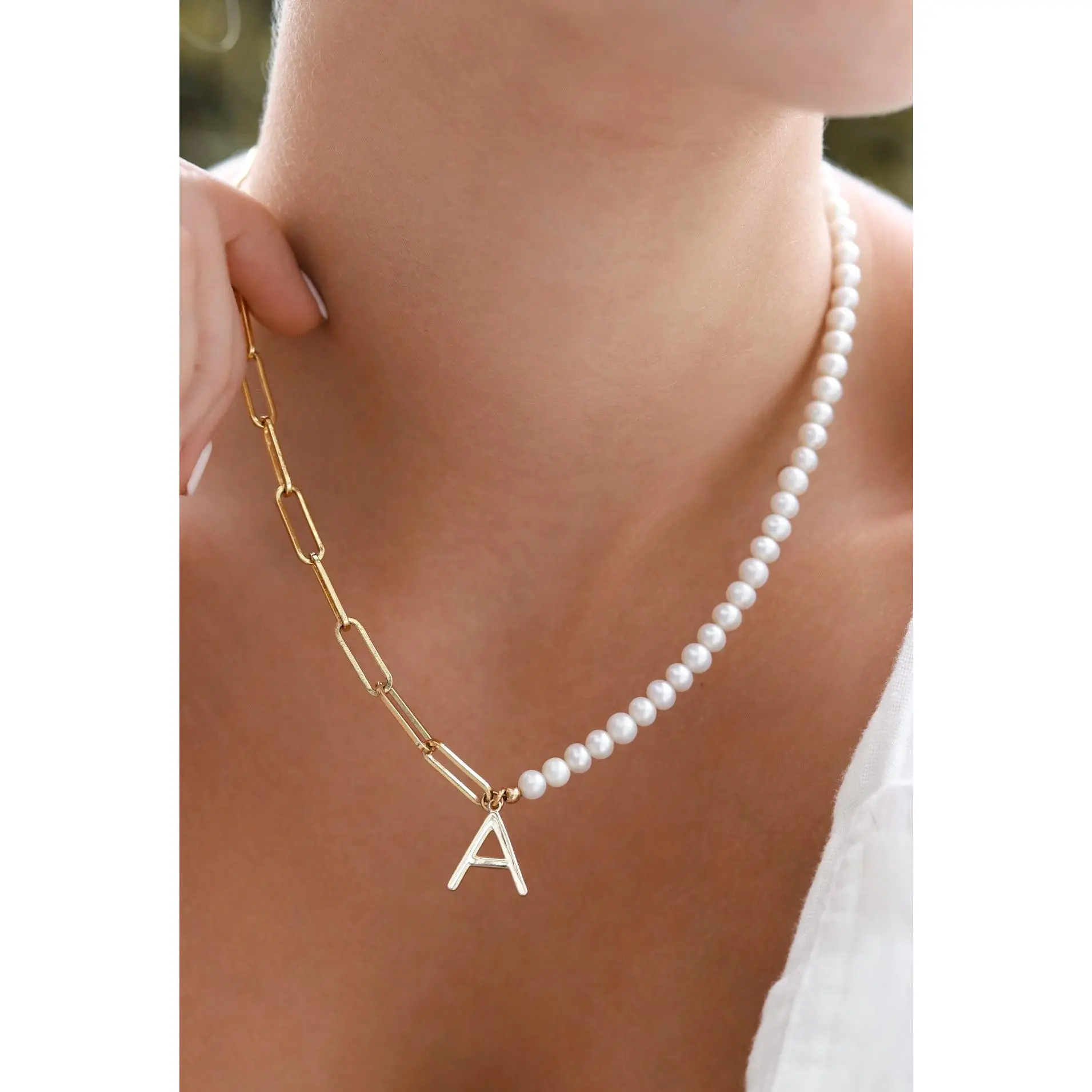 Naomi Initial Necklace