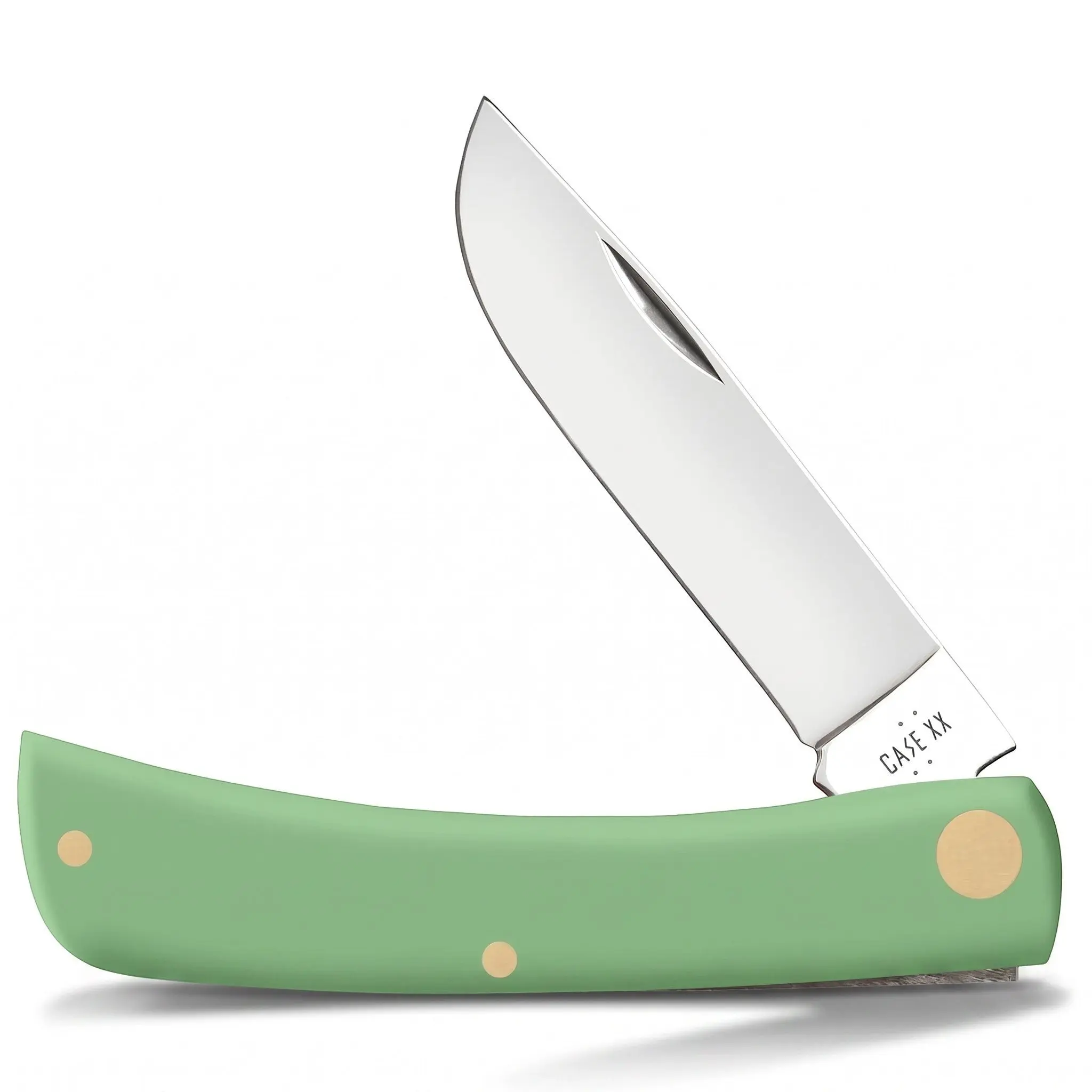 Case Sod Buster Jr. Folding Knife – Mint Green Smooth Synthetic