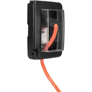 WP6000BL Low-Profile In-Use Weatherproof Cover, Black - Durable Outdoor Outlet Protection | Expandable Design | Easy Installation