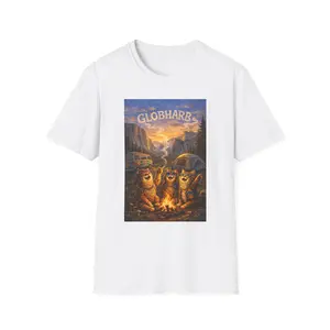 Vintage Camping Cat Graphic Tee | Outdoor Adventure Cat Shirt