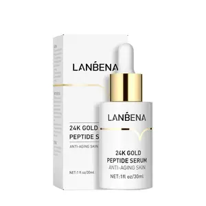 LANBENA 24k Gold Peptide Serum Skincare Anti Aging body skin bath gift
