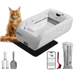 Automatic Smart Cat Litter Box with Wide Opening, Pet Supplies Litter Tray for Cats, Automatic Litter Box