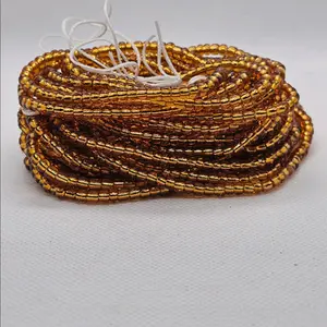Gold waist beads (tie-on 50 inch)