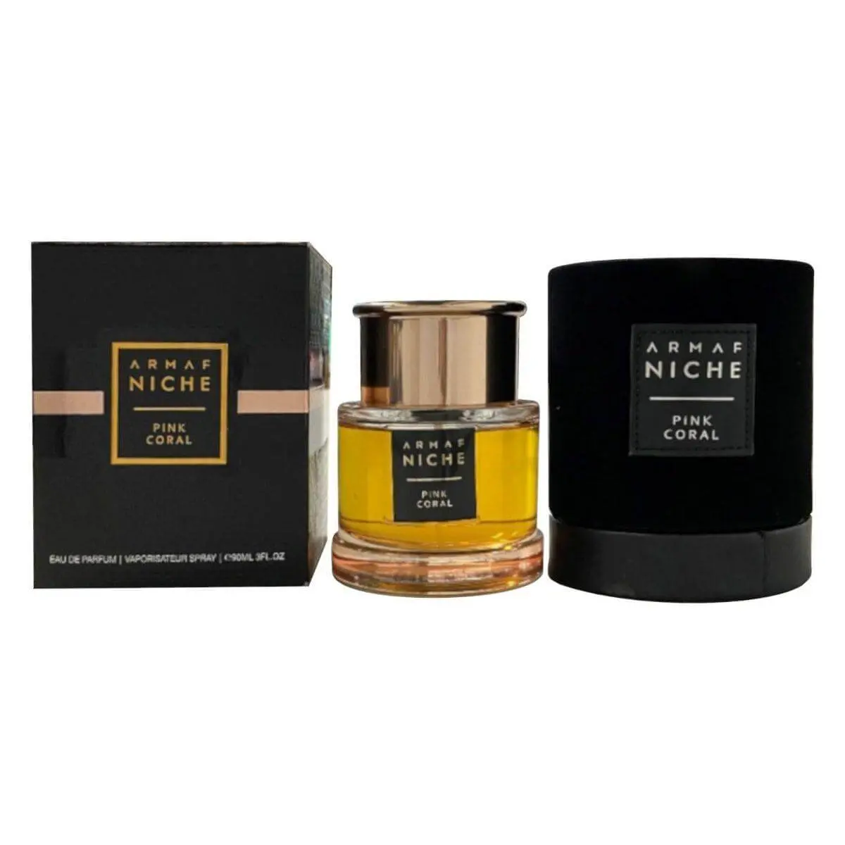 Armaf Niche Pink Coral Eau de Parfum, a Refreshing Fruity Floral Scent with Bergamot & Rose, Women's Fragrance Spray, 3.0 fl oz, Scented Cosmetic Fragrance