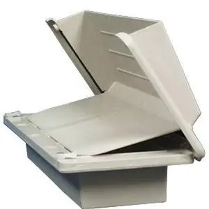 Stove Vent Hood Exhaust Cover, Black