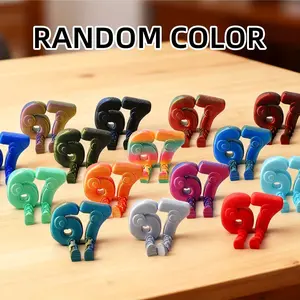 1pcs Jointed Action Figure, Cute Kawaii Figure, Decor Figurine, 3D Printed Creative Fashion, Christmas & Valentine's Day Decorations, Fun Desktop Ornament, Perfect Holiday Gift