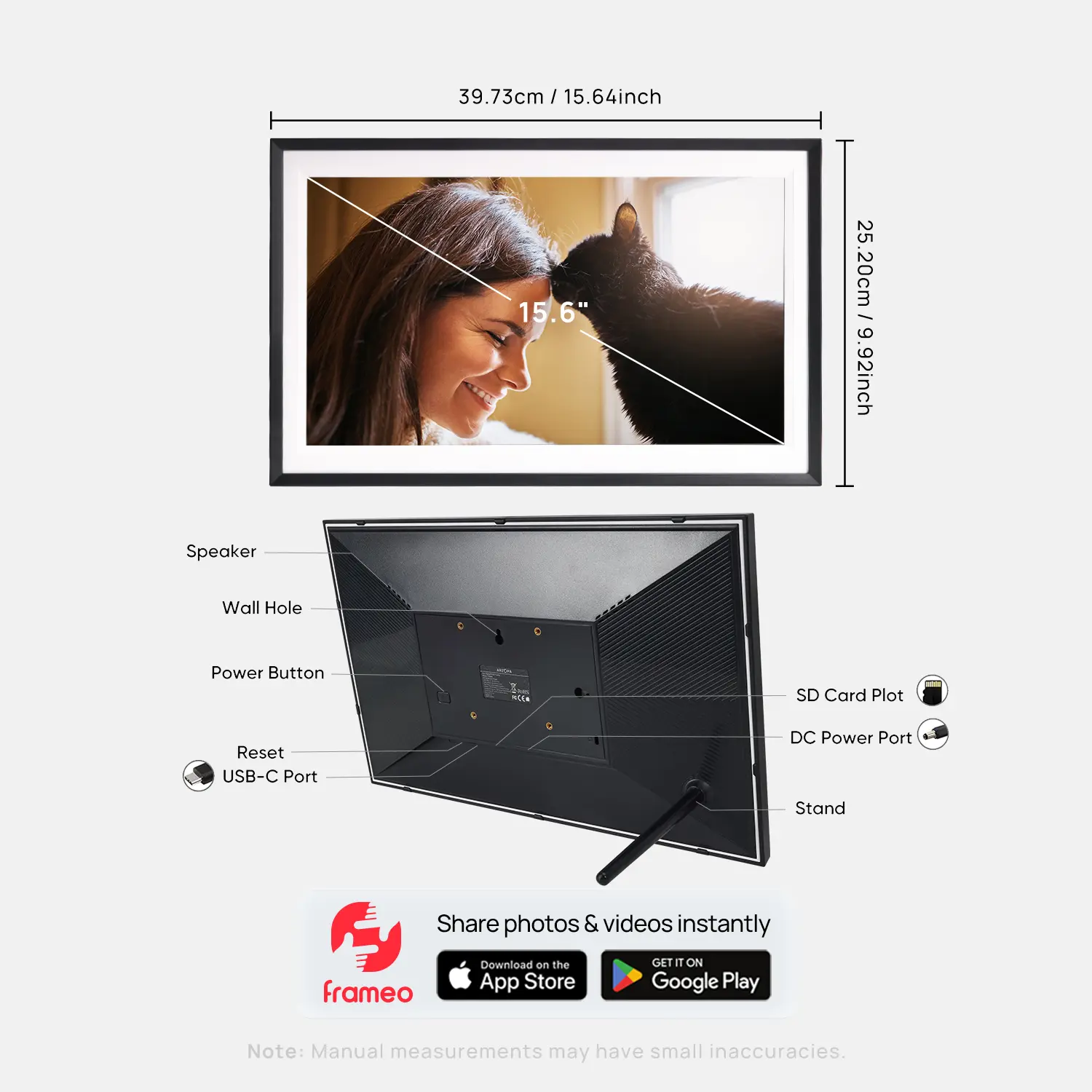 Classic Black-15.6"-Frameo App