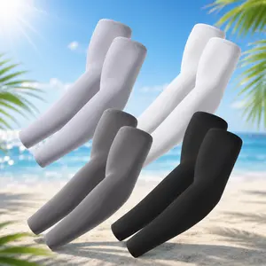 Arm Sleeves for Men & Women – Cooling, UV Sun Protection, Sports Compression, Workout, Gym, Outdoor