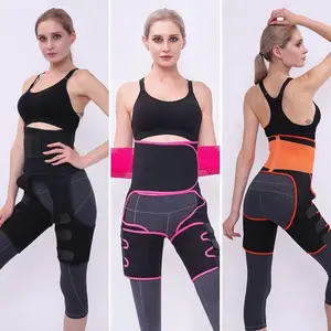 Women's High Waist Body Shaper, Polyester Waist Trainer and Thigh Trimmer Sweat Band for Fitness, Abdomen Control and Hip Lift, Fitness Equipment