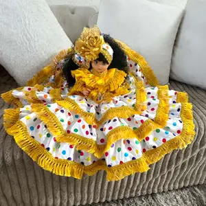 Jitana Muneca Spiritual Doll – Yellow Handmade Yoruba Orisha Inspired Ritual Doll for Protection, Luck & Energy Cleansing, Santeria Religious Altar Home Decor Gift