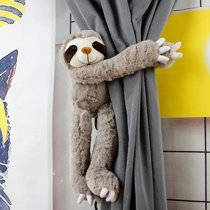 38cm Cute Sloth Soft Stuffed Plush Doll, Bradypod Home Decor Statue Figurine, Ideal for Christmas Gift Ideas