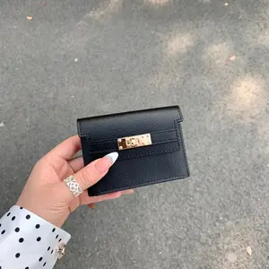 Ladies new compact Internet celebrity change purse multi-card premium organ card bag card clip