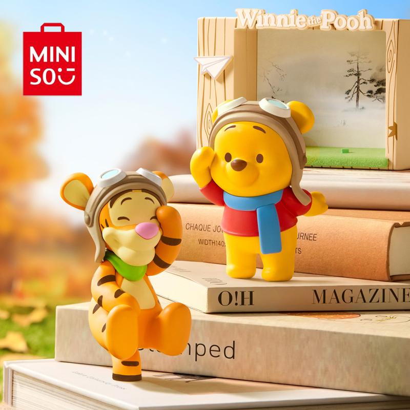 Disney Winnie the Pooh Autumn Outing Series Landscape Blind Box Ornaments Exquisite Craftsmanship Cute Design For Home Office Decor Collection Perfect Gift For Disney Fans Kids,Holiday & Holiday Haul