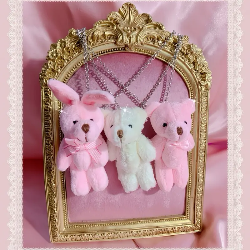 La Petite Fraunau Teddy Bear Kawaii Alternative Goth Jfashion Lolita Vkei Handmade Necklace