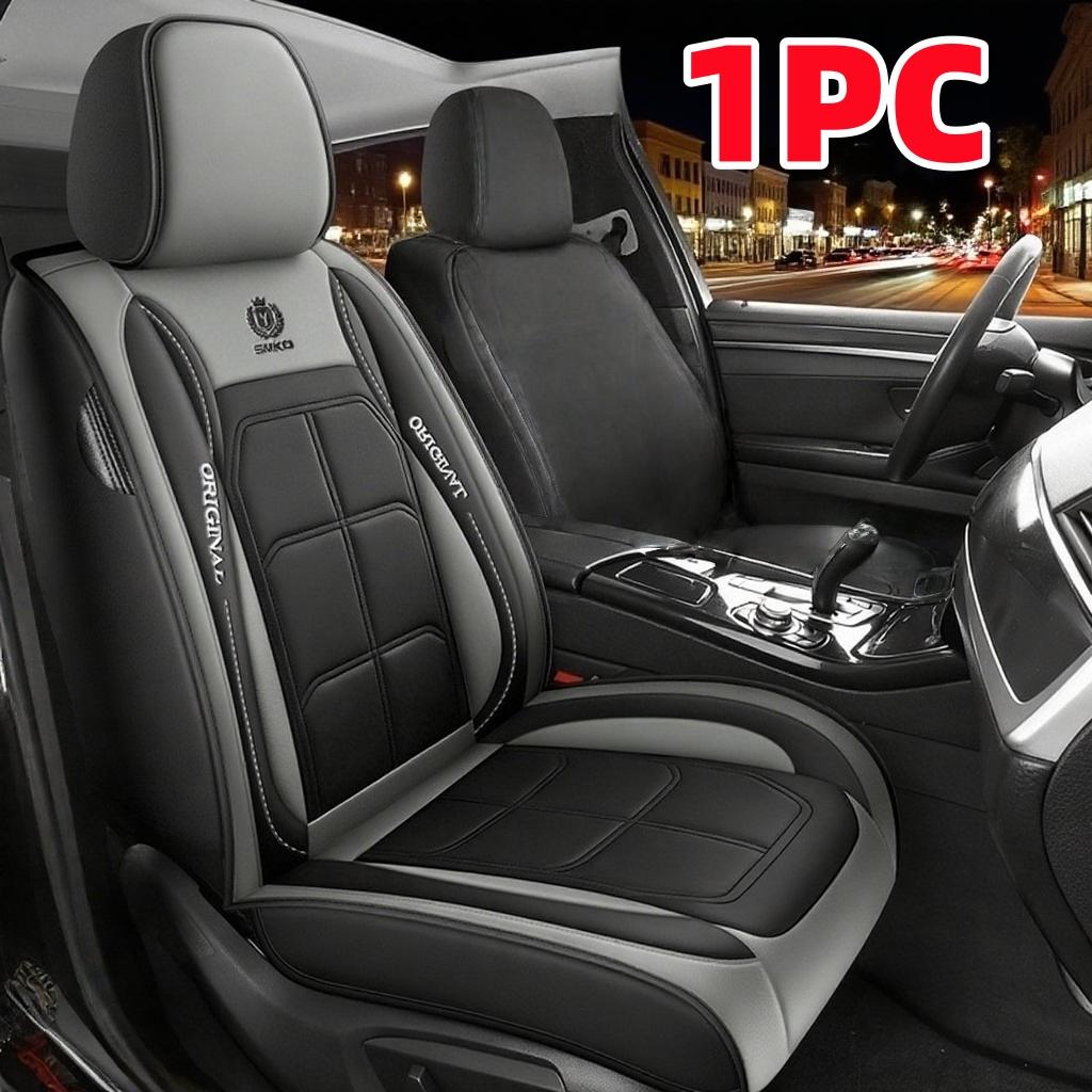 Artisanal Leather 1PC Car Seat Cover - Waterproof & Wear-Resistant PU Leather - Durable for All Seasons - Soft & Comfortable - Anti-Fouling - Protects Car Seats