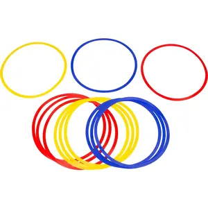12-Pack Speed & Agility Training Rings – Footwork Coordination Hoops for Kids & Adults