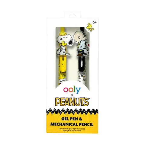 OOLY x Peanuts Gel Pen and Mechanical Pencil - Set of 2