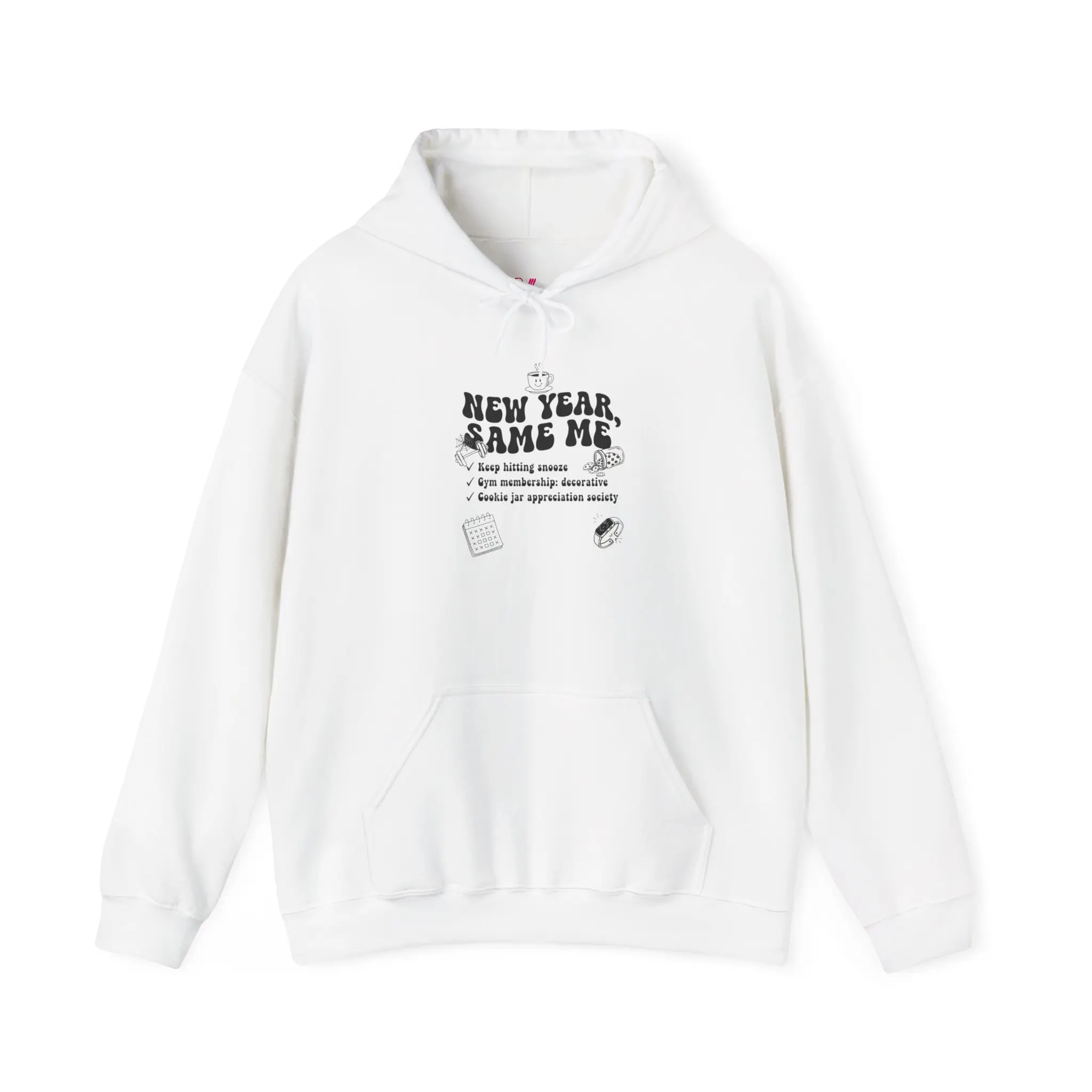 New Year Resolutions Fail Hoodie | anti-resolution, procrastination humor