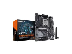 GIGABYTE X870 GAMING WIFI6 AM5 LGA 1718, ATX, DDR5, 3x M.2, PCIe 5.0, USB4, WIFI 6, 2.5GbE LAN, EZ-Latch, 5-Year Warranty