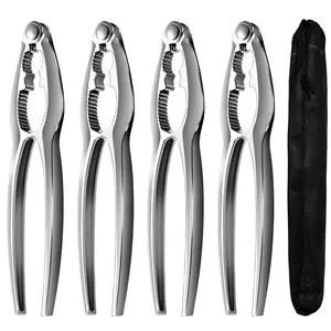 4 Pack Crab Leg Crackers and Tools Set,Shellfish Crab Claw Cracker Seafood Lobster Crackers and Tools,Nut Crackers for Crab Legs,New Year Gifts,Hand Tools Kits