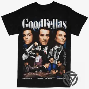 Goodfellas T-shirt For Men Women, For Fans Unisex Casual Streetswear Top (V2)