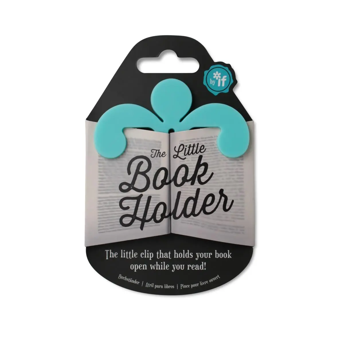 212 MAIN Plastic Pocket-Size Hands-Free Clip Book Holder - 3.2"x0.2"x5", Compact, Holds Pages, Small for Pocket or Bag, US-Compliant Commercial Office Furniture, Mint, Fits Paperbacks & Hardbacks, Ideal for Study