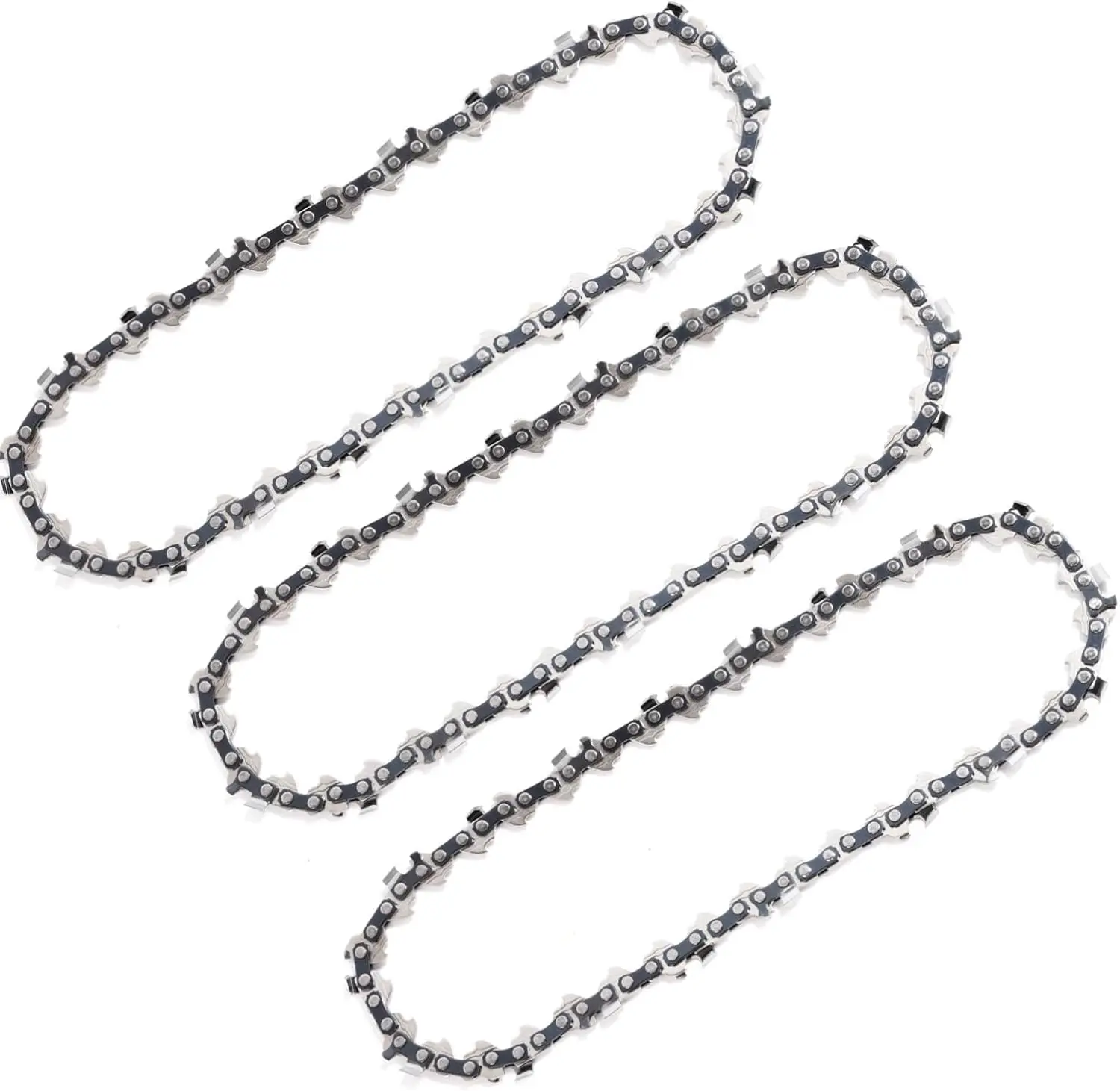 3 count 6 Inch  Chain, Replacement Chains for 6 Inch Cordless Electric Portable Mini , Chains Fit for 6-inch Mini Chainsaws -37 Drive Links