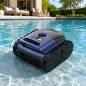 #SummerVibes (2026 Upgrade) Pool Vacuum for Inground Pool & Above Ground Pool, Cordless Robotic Pool Cleaner with Smart Navigation, Self-Parking, LED Indicator, Wall&Waterline Cleaning Pool Robot up to 2150 Sq.ft Pool Accessories, Affordable, Convenient