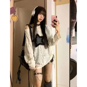 Y2K Emo Vintage Women Korean Streetwear Subculture Acubi Star T Shirts Aesthetic Gothic Grunge Tshirt Tops 2000s Alt Clothes