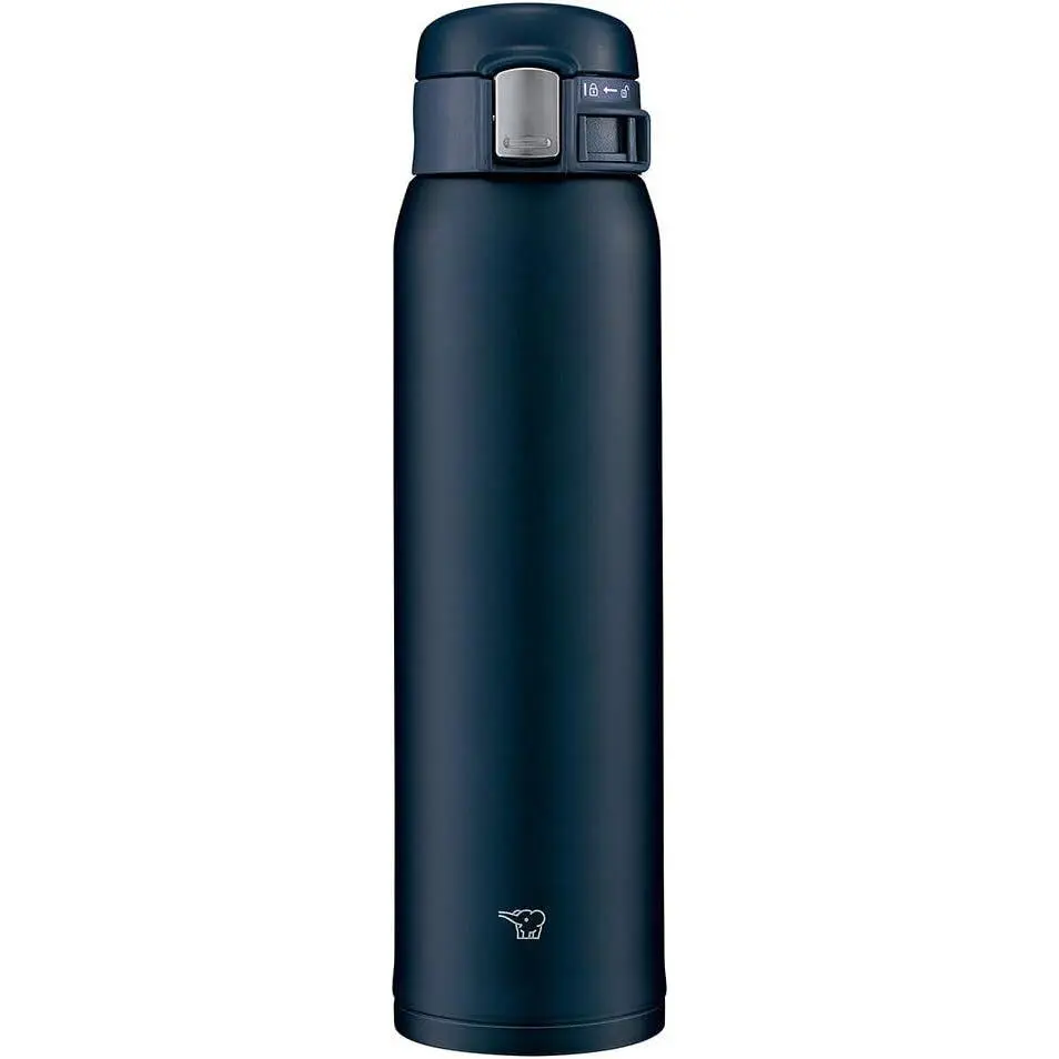 Zojirushi (ZOJIRUSHI) Water bottle direct drinking [One-touch open] Stainless mug 600ml Navy SM-SF60-AD