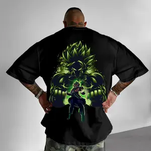 Dragon Ball DBZ Broli Unisex Summer outfits men streetwear 80s 90s graphic tees cotton Anime tank tops men gifts Broly T-Shirts