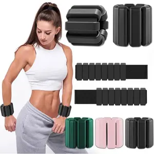 Wrist Weights, 1 Pair Wrist & Ankle Weights for Women, Adjustable Wearable Wrist Weighted Bracelet for Home Gym Workout, Walking, Running, Travel, Pilate, Yoga, Exercise,Barre,Strength Training