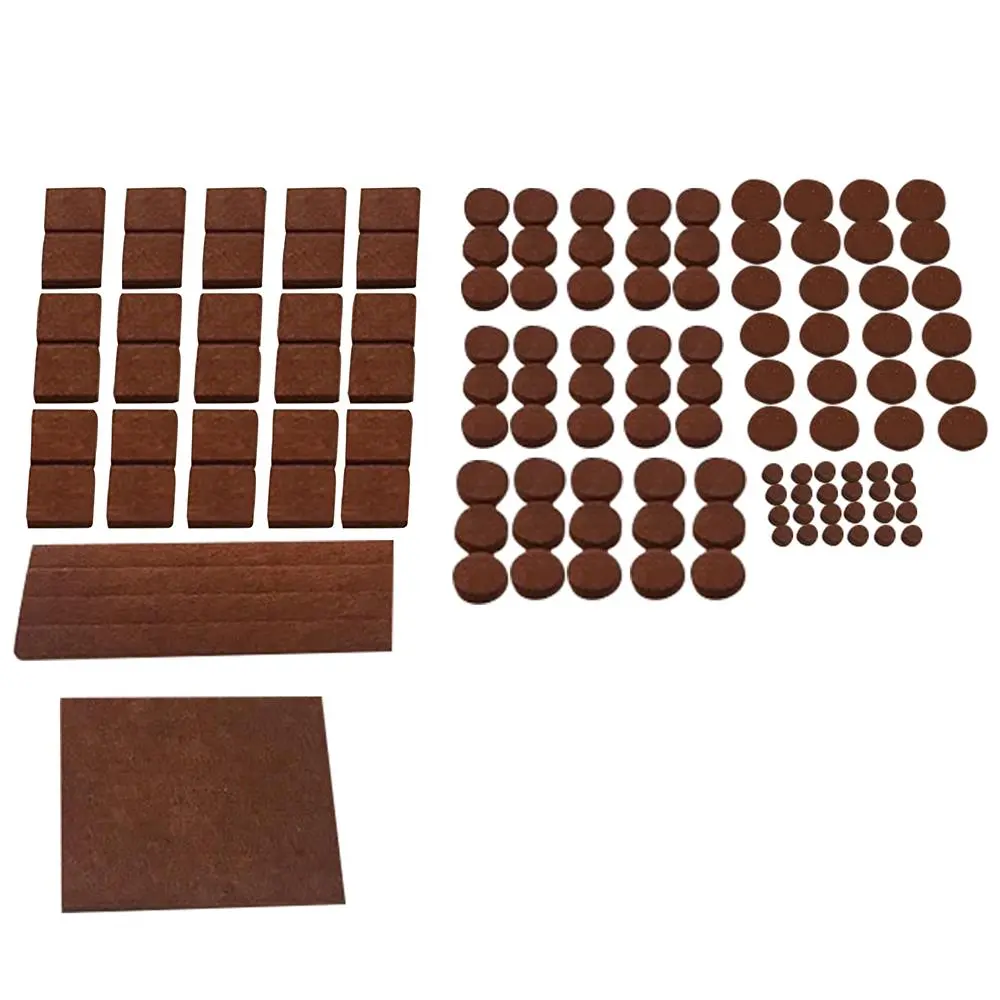 45-Piece Eco-Friendly Round 3/4" Self-Adhesive Felt Furniture Protector Pads, 1 Pack Felt Pads, Anti-Scratch Easy-to-Install Furniture Hardware Accessories