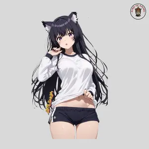 Delta Training Outfit Sticker, Vinyl Sticker for Phone, Notebook, Laptop, Fierce Waifu from Eminence in Shadow
