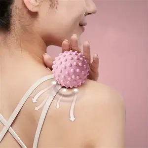 Foot Massage Ball for Relaxing Muscles, Hand Back Shoulder Neck Pain Relief, Yoga Trigger Point Massager, Ideal Gift for Holidays