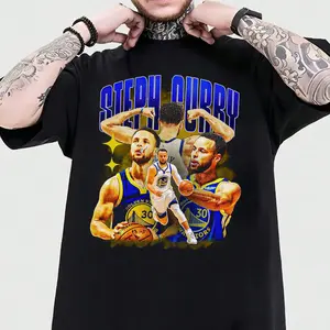 Stephen Curry Classic Basketball Legend Graphic Tee T-Shirt