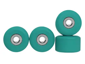 Apex New Street Wheels - 71D Urethane - Ultraspin Bearings - "Teak Teal"