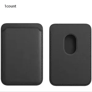 Magnetic Leather Card Holder Wallet for Apple MagSafe, Phone Case, Phone Accessories for iPhone Max Mini Series