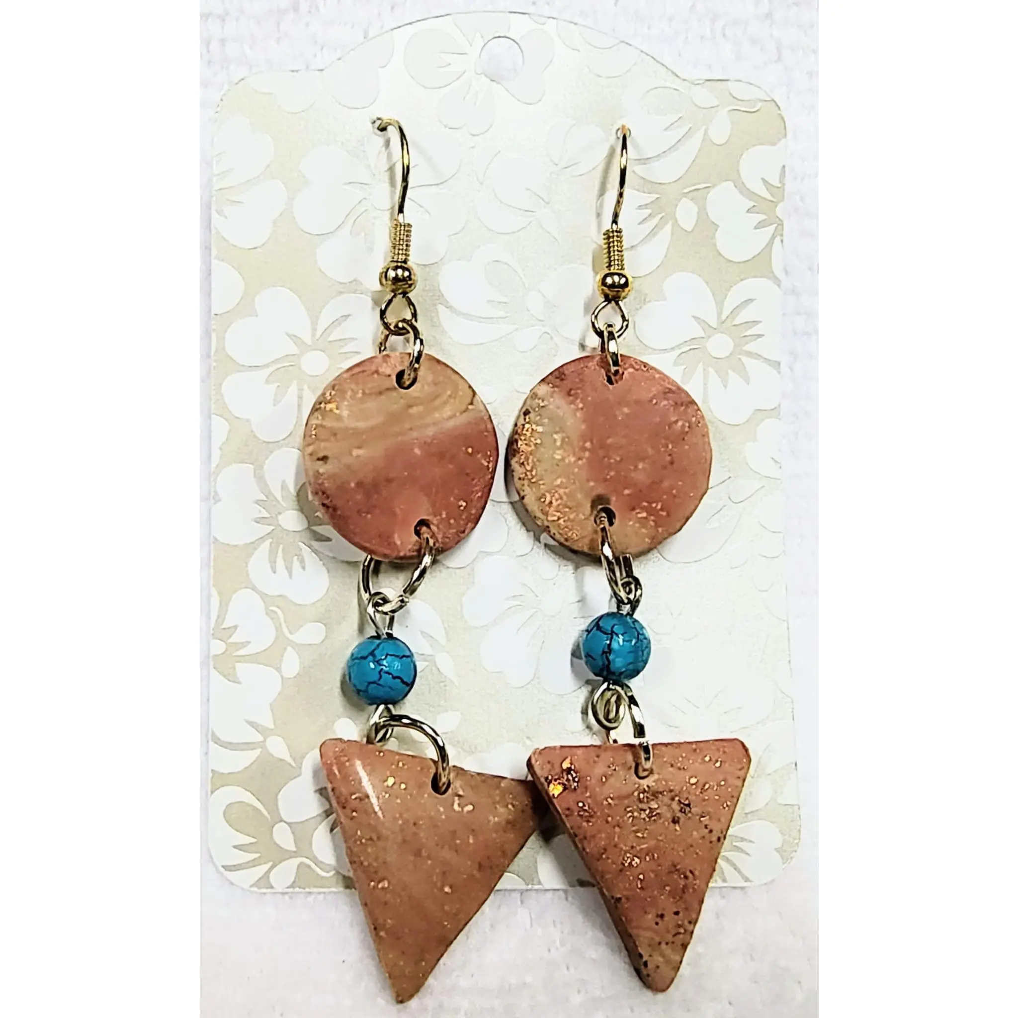 Terracotta & Turquoise Earrings