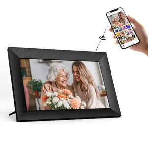 10.1 Inch Wi-Fi Digital Photo Frame|Touchscreen Picture Frame with Free App|Easily Share Family Photos|A Gift for Family Decor