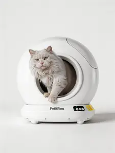 Intelligent cat litter box, fully automatic cat toilet, fully enclosed, anti carry out odor, super large electric, WIFI remote control, automatic cat litter box, super large, anti splash, enclosed, fully automatic poop cleaning, intelligent cat toilet