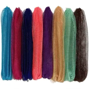 GLOWIXX African Exfoliating Net Sponge AKA Sapo Ethically Sourced from Nigeria Bath Sponge for Whole Body Deep Cleansing & Exfoliating Power Waterproof Travel Pouch Included Shower