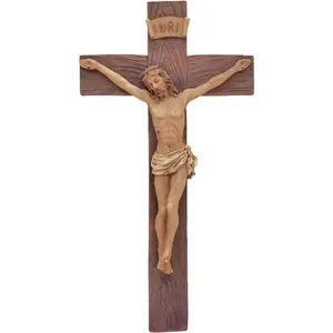 Crucifix Wall -Catholic Wall  Decoration,  for Collection,  Decor, or  Giving,9.65" H.