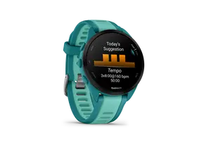 Garmin Forerunner 165 Music, Turquoise/Aqua | GPS Running Smart Watch 010-02863-32